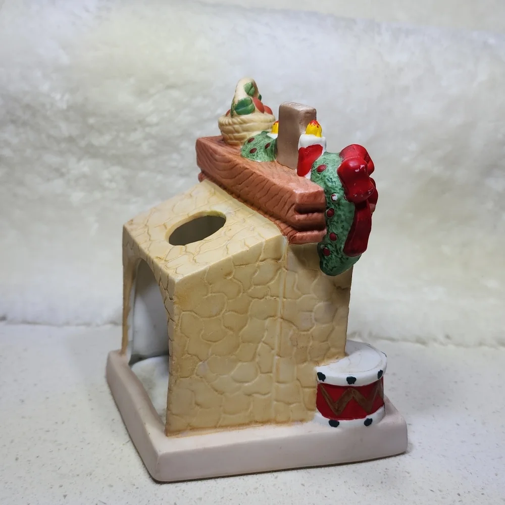 Vintage Porcelain Fireplace Candle holder - Picture 3 of 16